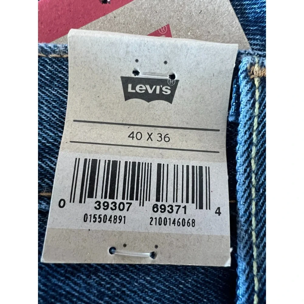 Levi's 550 NEW Relaxed Fit 40x36 Big & Tall Straight Blue Jeans